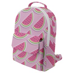 Melons Pattern Food Fruits Melon Flap Pocket Backpack (small) by Pakrebo