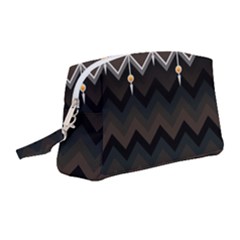 Background Pattern Non Seamless Wristlet Pouch Bag (medium)