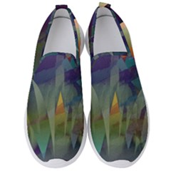 Mountains Abstract Mountain Range Men s Slip On Sneakers by Pakrebo