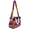 Abstract Sunrise Ocean Sunset Sky Rope Handles Shoulder Strap Bag View2