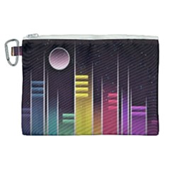 Illustrations Background Abstract Colors Canvas Cosmetic Bag (xl)