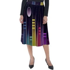 Illustrations Background Abstract Colors Classic Velour Midi Skirt 