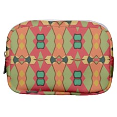 Pattern Orange Green African Make Up Pouch (small)