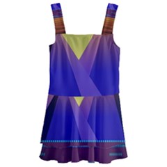 Jetty Landscape Scenery Mountains Kids  Layered Skirt Swimsuit by Pakrebo