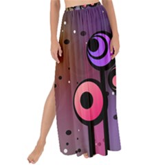 Abstract Flora Pinks Yellows Maxi Chiffon Tie-up Sarong by Pakrebo