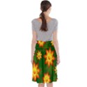 Flower Pattern Floral Non Seamless Midi Beach Skirt View2