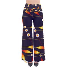 Flower Buds Floral Background So Vintage Palazzo Pants by Pakrebo