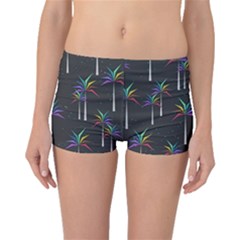 Background Flora Trees Palm Boyleg Bikini Bottoms by Pakrebo