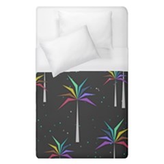 Background Flora Trees Palm Duvet Cover (single Size) by Pakrebo