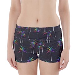 Background Flora Trees Palm Boyleg Bikini Wrap Bottoms by Pakrebo