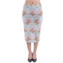 Pattern Non Seamless Floral Flowers Midi Pencil Skirt View1