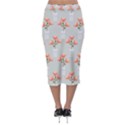 Pattern Non Seamless Floral Flowers Midi Pencil Skirt View2