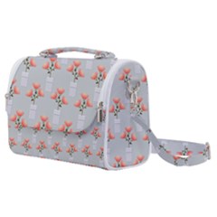 Pattern Non Seamless Floral Flowers Satchel Shoulder Bag by Pakrebo