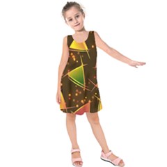 Background Non Seamless Pattern Kids  Sleeveless Dress by Pakrebo