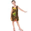 Background Non Seamless Pattern Kids  Sleeveless Dress View1