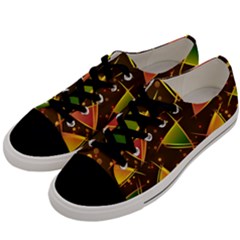 Background Non Seamless Pattern Men s Low Top Canvas Sneakers by Pakrebo