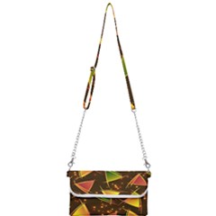 Background Non Seamless Pattern Mini Crossbody Handbag