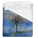 Tree Moon Sky Watercolor Painting Duvet Cover (Queen Size) View1