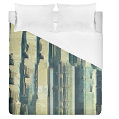 Texture Abstract Buildings Duvet Cover (queen Size) by Pakrebo