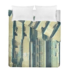 Texture Abstract Buildings Duvet Cover Double Side (full/ Double Size) by Pakrebo