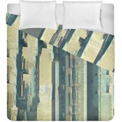 Texture Abstract Buildings Duvet Cover Double Side (king Size) by Pakrebo