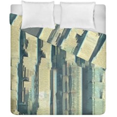 Texture Abstract Buildings Duvet Cover Double Side (california King Size) by Pakrebo