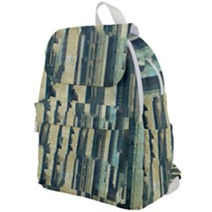 Texture Abstract Buildings Top Flap Backpack by Pakrebo