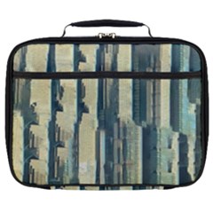 Texture Abstract Buildings Full Print Lunch Bag by Pakrebo