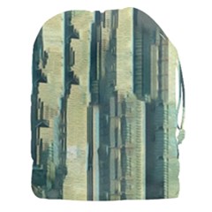 Texture Abstract Buildings Drawstring Pouch (xxxl)