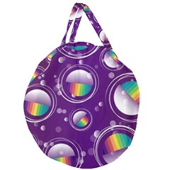 Non Seamless Pattern Background Giant Round Zipper Tote by Pakrebo