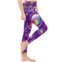 Non Seamless Pattern Background Lightweight Velour Classic Yoga Leggings View4