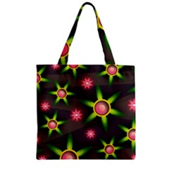 Non Seamless Pattern Background Zipper Grocery Tote Bag by Pakrebo