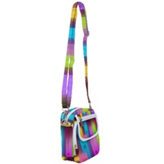 Abstract Background Colorful Shoulder Strap Belt Bag