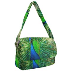 Peacock Peafowl Pattern Plumage Courier Bag by Pakrebo