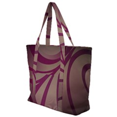 Background Abstract Digital Zip Up Canvas Bag