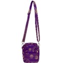 Background Purple Lines Decorative Shoulder Strap Belt Bag View3