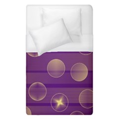 Background Purple Lines Decorative Duvet Cover (single Size) by Pakrebo