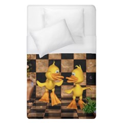 Cute Little Ducks Duvet Cover (single Size) by FantasyWorld7