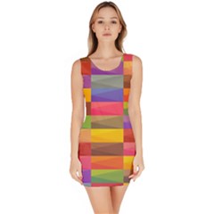 Abstract Background Geometric Bodycon Dress by Mariart