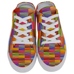 Abstract Background Geometric Half Slippers by Mariart