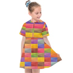 Abstract Background Geometric Kids  Sailor Dress by Mariart