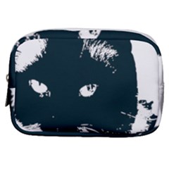 Cat Nature Design Animal Skin Black Make Up Pouch (small) by HermanTelo