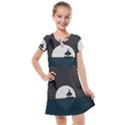 Birds Moon Moonlight Tree Animal Kids  Cross Web Dress View1