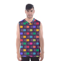 Background Colorful Geometric Men s Sportswear