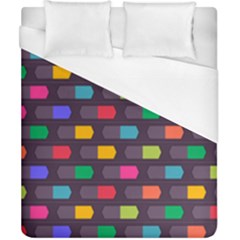 Background Colorful Geometric Duvet Cover (california King Size)