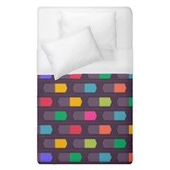 Background Colorful Geometric Duvet Cover (single Size)