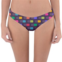 Background Colorful Geometric Reversible Hipster Bikini Bottoms