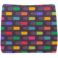 Background Colorful Geometric Seat Cushion