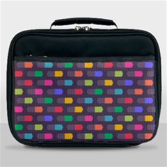 Background Colorful Geometric Lunch Bag