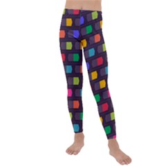 Background Colorful Geometric Kids  Lightweight Velour Leggings